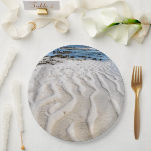 Low tide paper plate