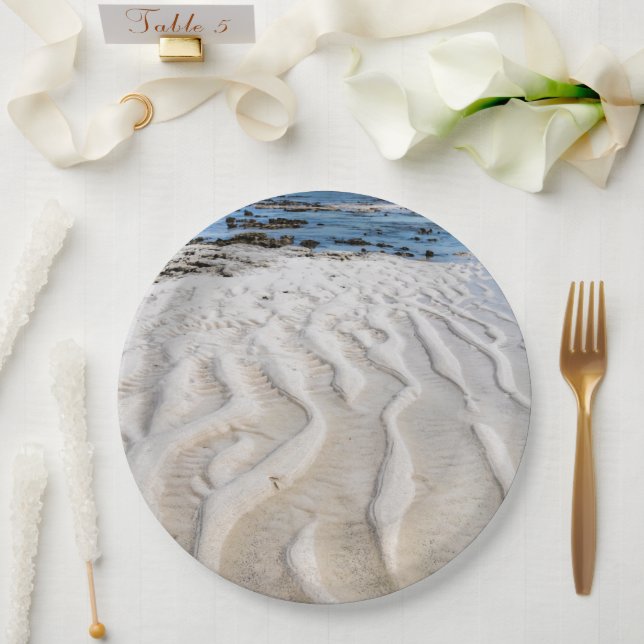 Low tide paper plate (Wedding)