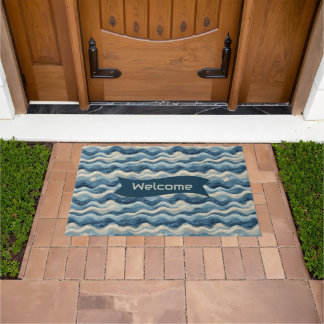 Low Tides Ocean Life Coastal Beach House Welcome  Doormat