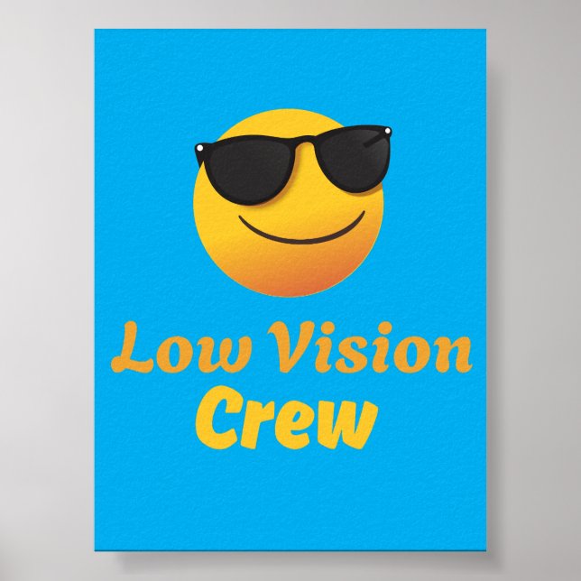 Low Vision Crew Poster (Front)