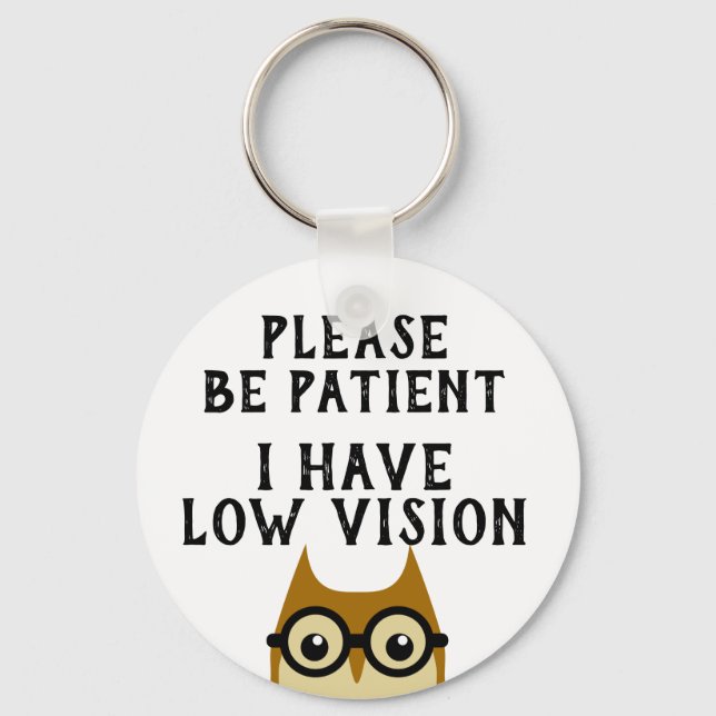 Low Vision Key Ring (Front)