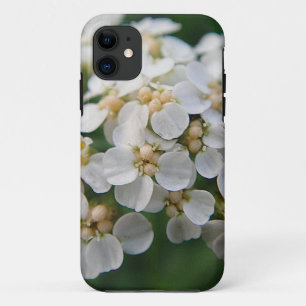 Low white flowers iPhone 11 case