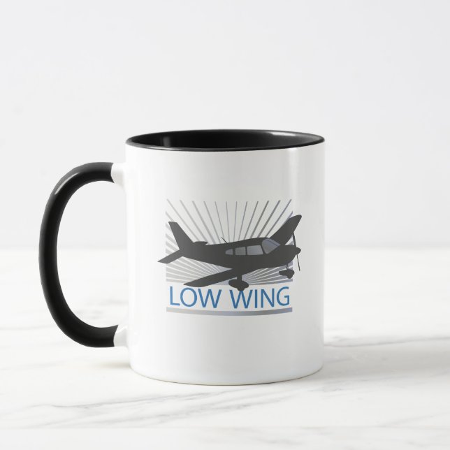 Low Wing Aeroplane Mug (Left)
