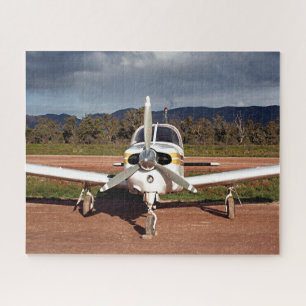 Low wing aircraft, Outback Australia 2 Jigsaw Puzzle