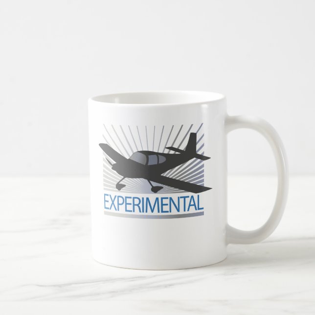 Low Wing Experimental Aeroplane Coffee Mug (Right)
