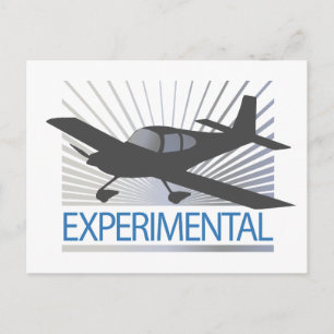 Low Wing Experimental Aeroplane Postcard