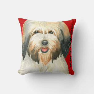 Lowchen Colour Block Cushion