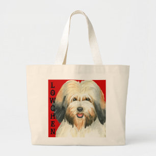 Lowchen Colour Block Large Tote Bag