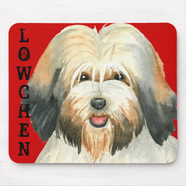 Lowchen Colour Block Mouse Pad (Front)