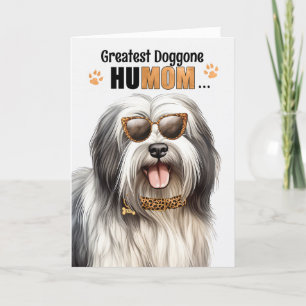Lowchen Dog Best HuMOM Ever Mother's Day Holiday Card