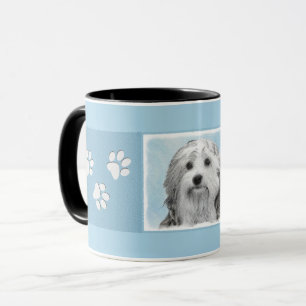 Lowchen Painting - Cute Original Dog Art Mug