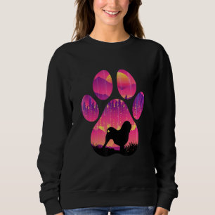 Lowchen Paw Mom Dad Dog  Women Men Sweatshirt