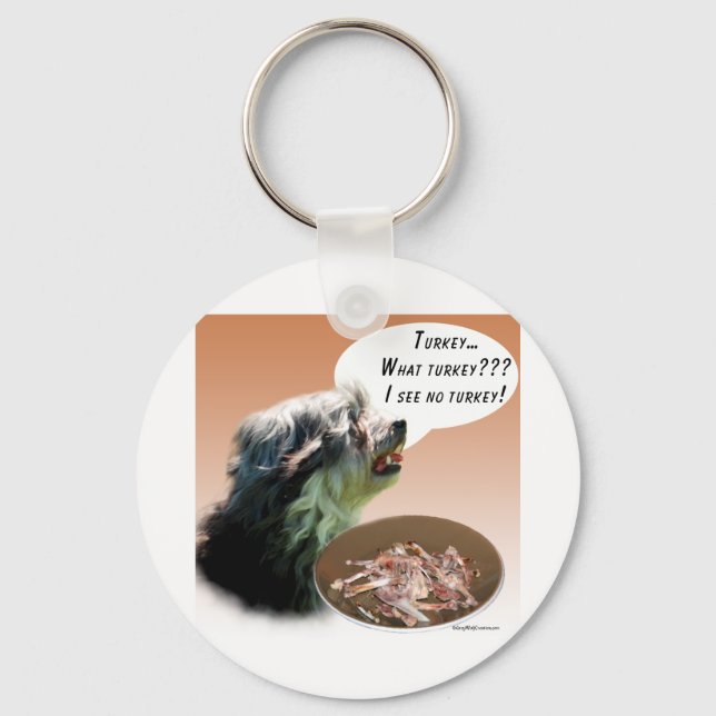 Lowchen Turkey Key Ring (Front)
