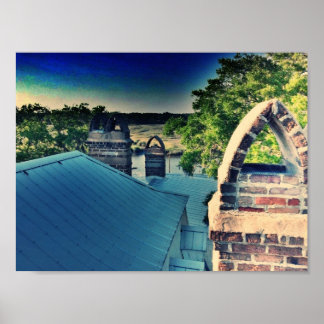 Lowcountry Rooftop Scene Poster
