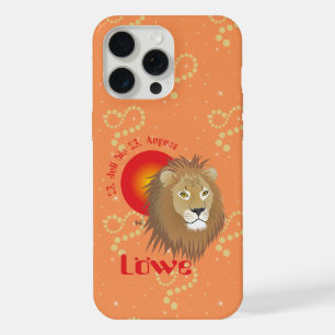 Löwe 23. Juli bis 22. August iPhone Hüllen 15 Pro Max Case