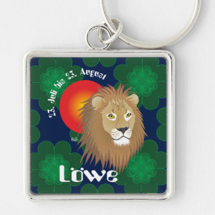 Löwe 23. Juli bis 22. August Schlüsselanhänger Key Ring