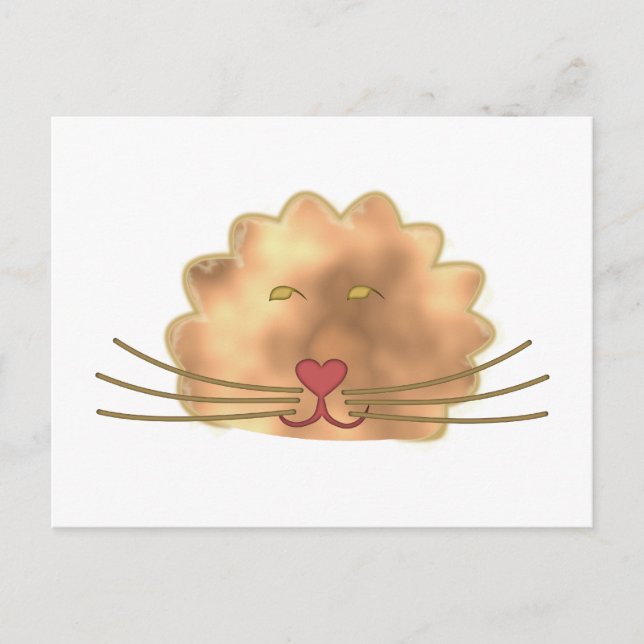 Löwe lion postcard (Front)