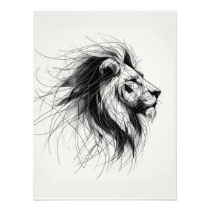 Löwe Photo Print