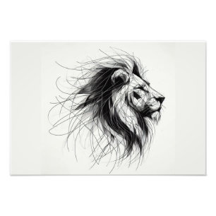 Löwe Photo Print