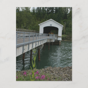 Lowell Covered Bridge Postcard