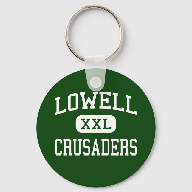 Lowell - Crusaders - Catholic - Lowell Key Ring (Front)