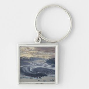 Lowell Glacier flows into the Alsek River in Key Ring