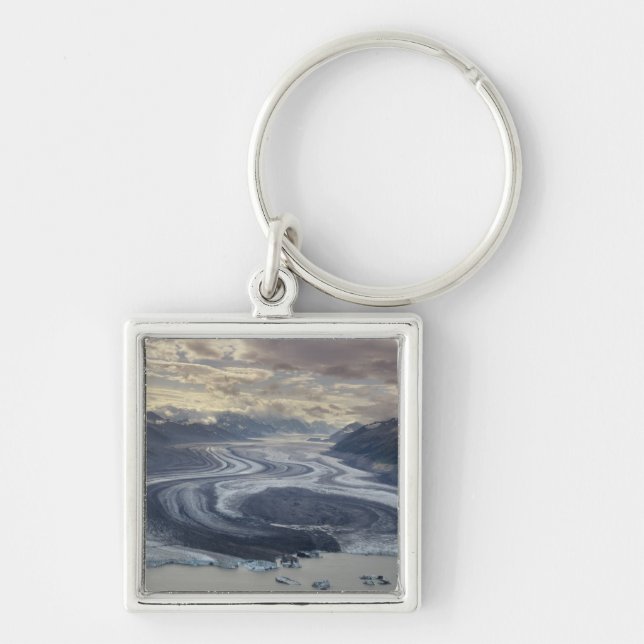 Lowell Glacier flows into the Alsek River in Key Ring (Front)