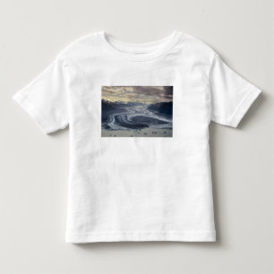 Lowell Glacier flows into the Alsek River in Toddler T-Shirt