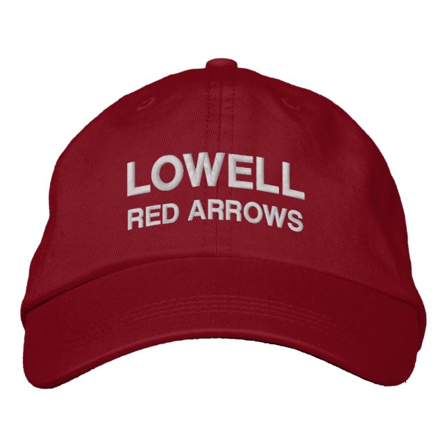 Lowell High School Embroidered Baseball Hat (Front)