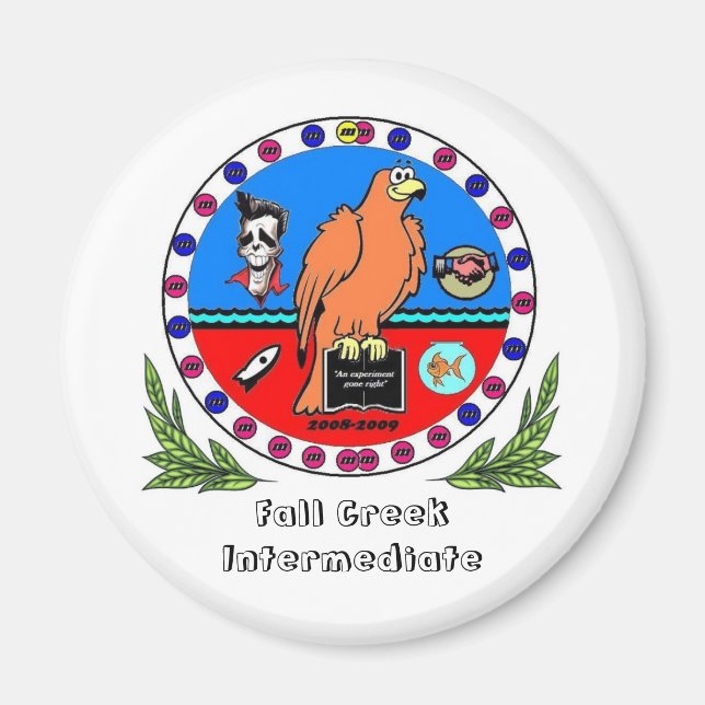 Lowell Homeroom seal locker magnet (Front)