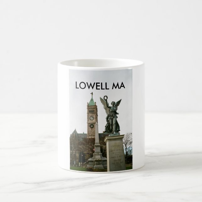Lowell MA City Hall Coffee Mug (Center)