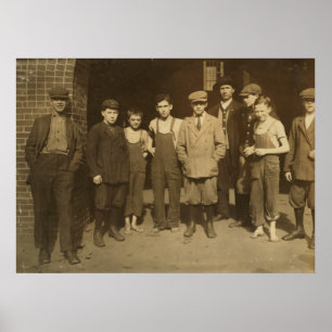 Lowell, Mass. Child Laborers, 1911 Poster