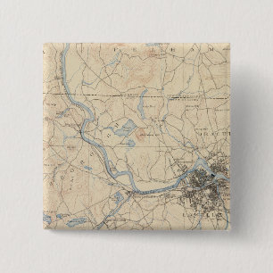 Lowell, Massachusetts 15 Cm Square Badge