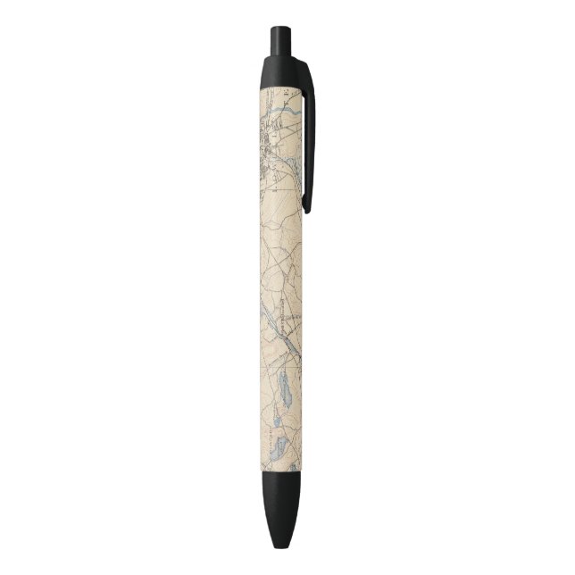 Lowell, Massachusetts Black Ink Pen (Bottom (Vertical))