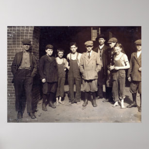 Lowell Massachusetts Child Laborers, 1911 Poster