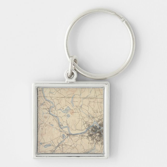 Lowell, Massachusetts Key Ring (Front)
