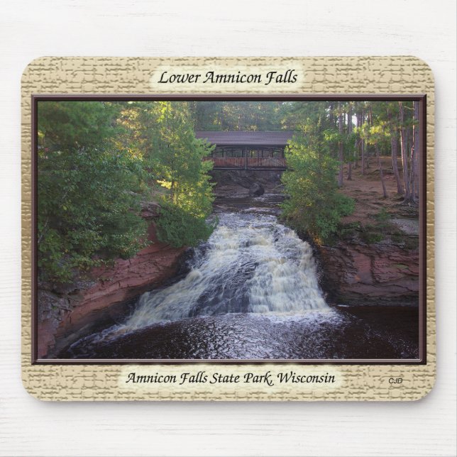 Lower Amnicon Falls mousepad (Front)