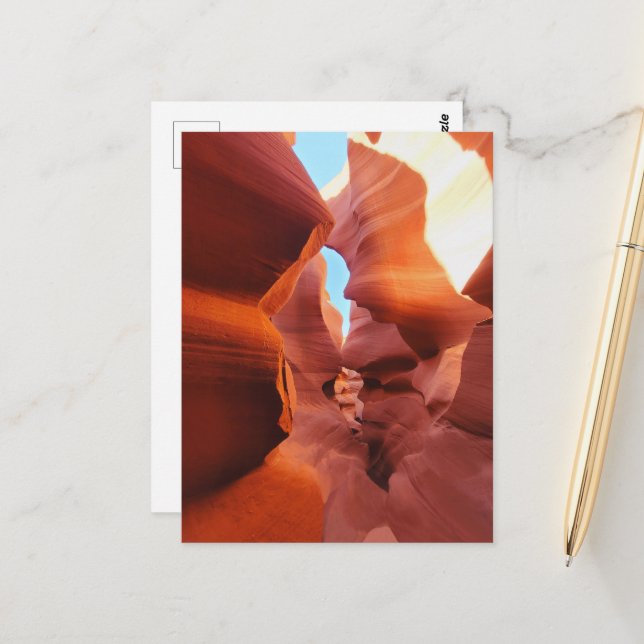 Lower Antelope Canyon 2 Postcard (Front/Back In Situ)