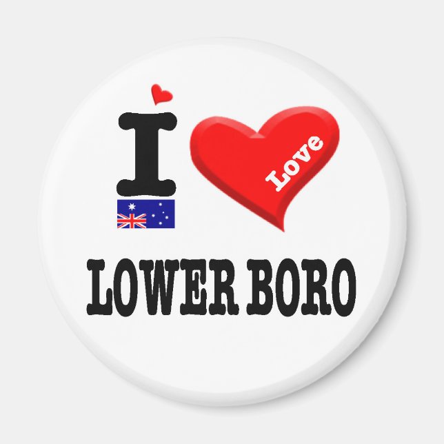 LOWER BORO - I Love Magnet (Front)