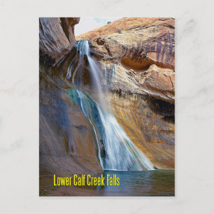 Lower Calf Creek Falls, Utah Postcard