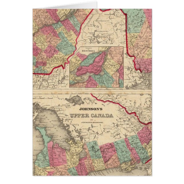 Lower Canada and New Brunswick Upper Canada (Front)