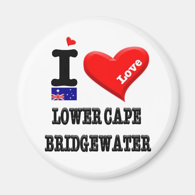 LOWER CAPE BRIDGEWATER - I Love Magnet (Front)
