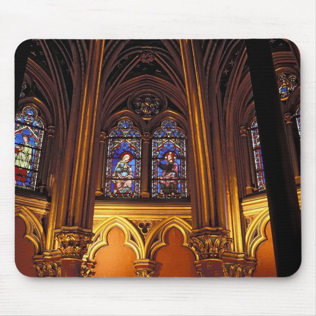 Lower chapel of La Sainte-Chapelle, Paris, 2 Mouse Pad (Front)