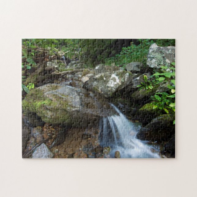 Lower Dark Hollow Falls, Shenandoah Jigsaw Puzzle (Horizontal)