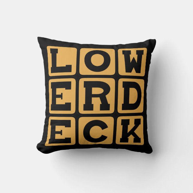 Lower Deck, Seating Chart Option Cushion (Front)