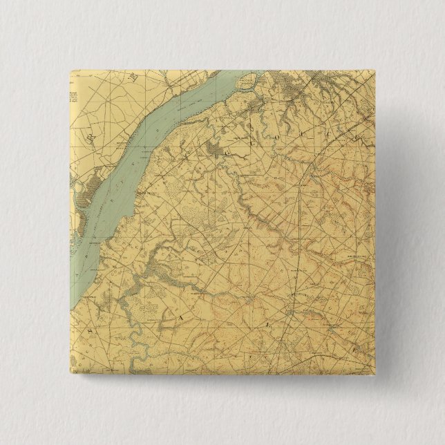 Lower Delaware 15 Cm Square Badge (Front)