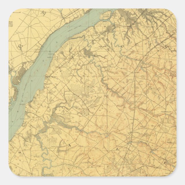 Lower Delaware Square Sticker (Front)