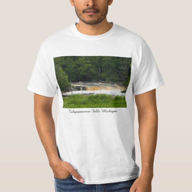 Lower Falls At Tahquamenon T-Shirt (Front)