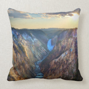 Lower Falls from Artist's Point Cushion