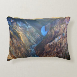 Lower Falls from Artist's Point Decorative Cushion